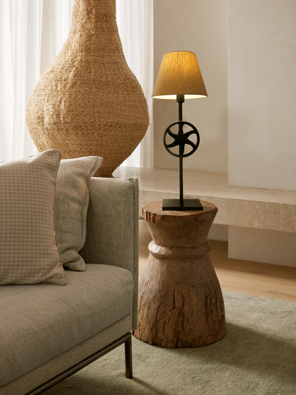 Shop our collection of boho-inspired table lamps with an industrial twist, bringing character to any room
