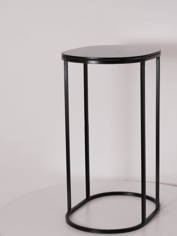 CFR124 Metal and Glass Side Table