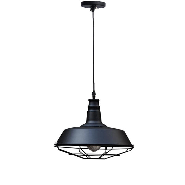 Industrial Retro C21 Lamp - The Black Steel