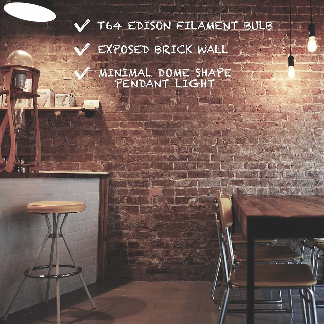 Luxuriate In Stunning Industrial Light Fixtures For Coffee Shop!