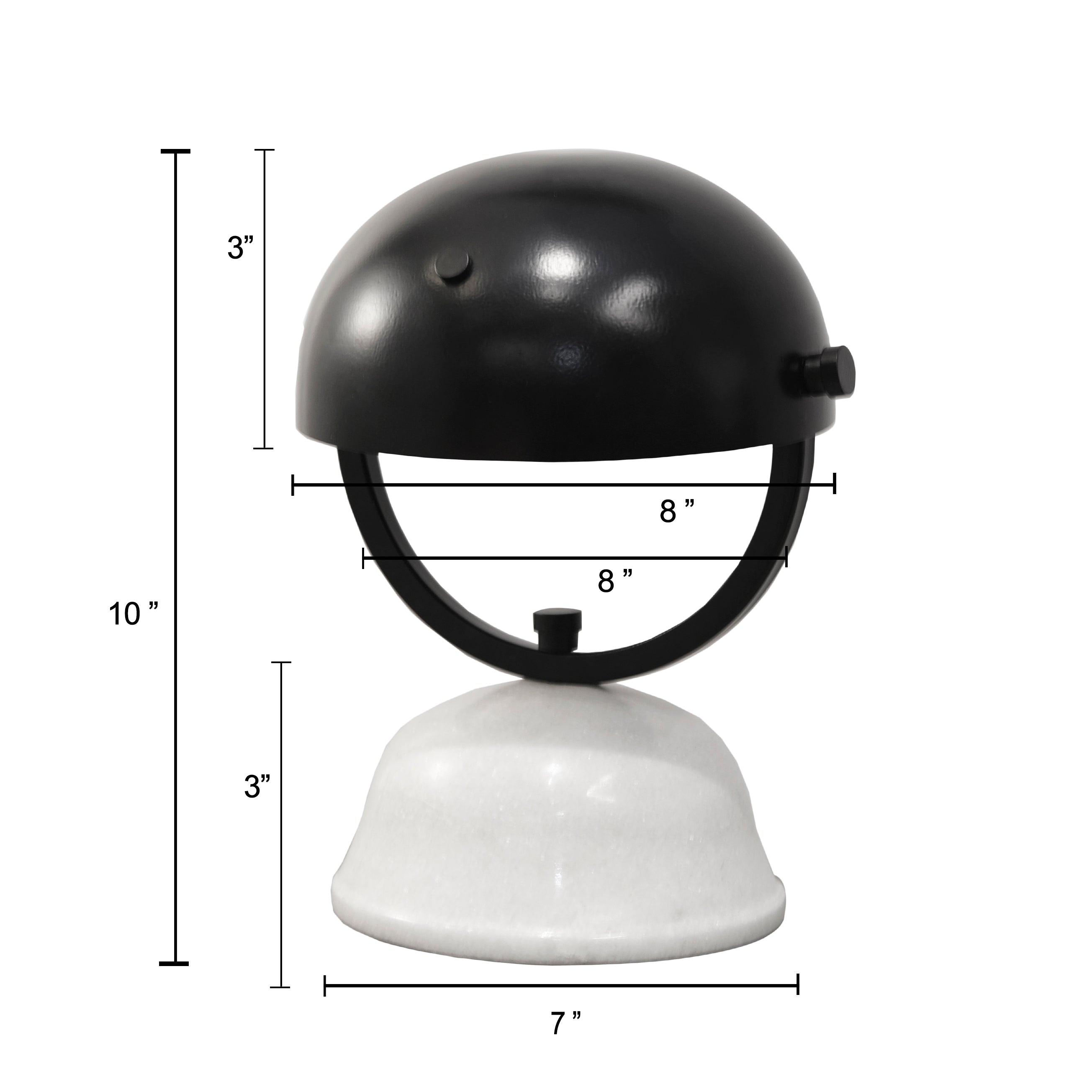 Illuminate your space with sophistication – Marble Éclat Helios merges modern architecture with classic design elements in a stylish lamp