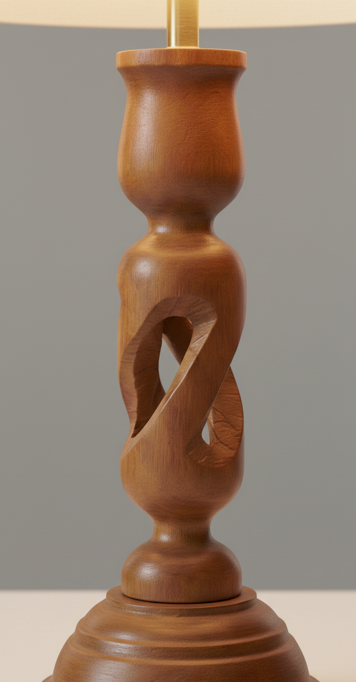 BSE113 The Hearth Wood Lamp