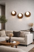 CWS231 Elegant walnut wall light fixture