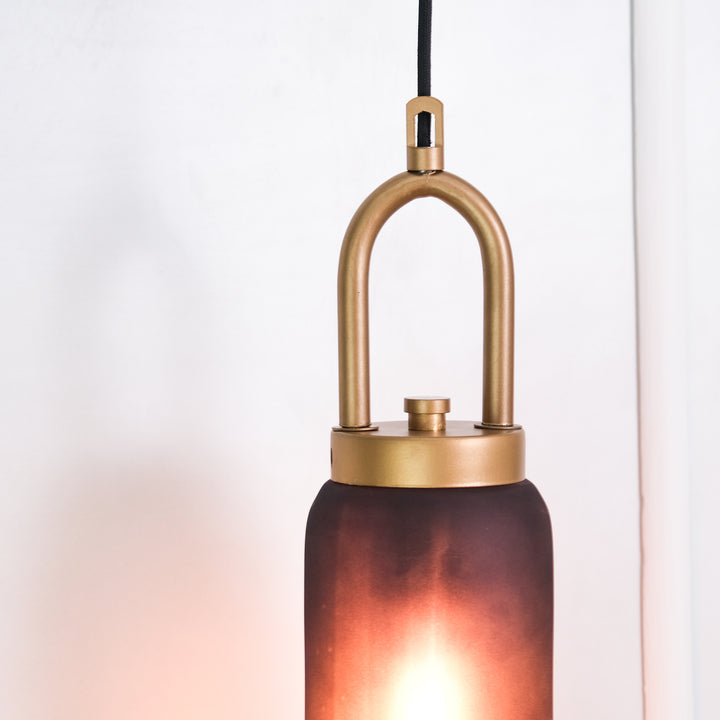 glass hanging light