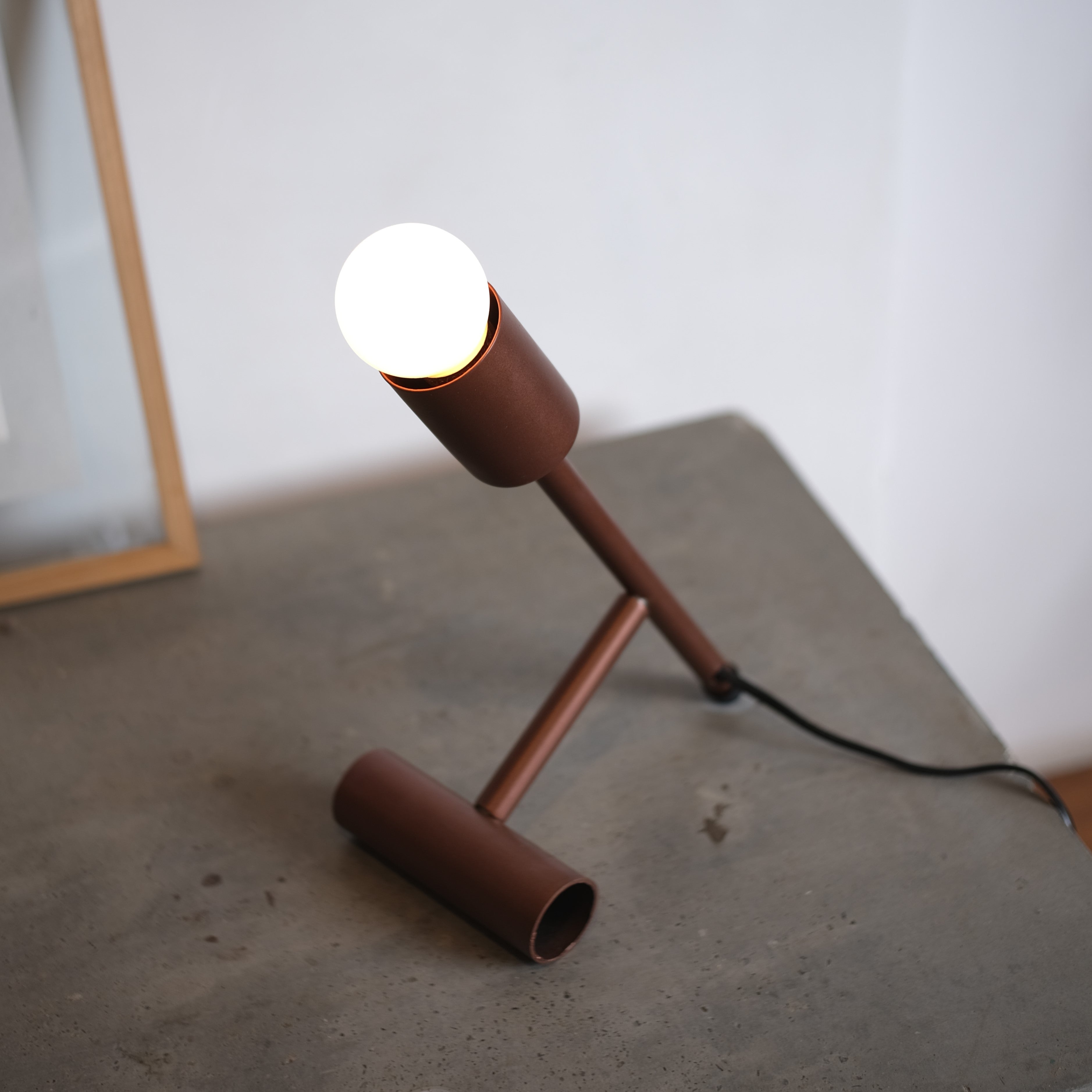 table lamp copper
