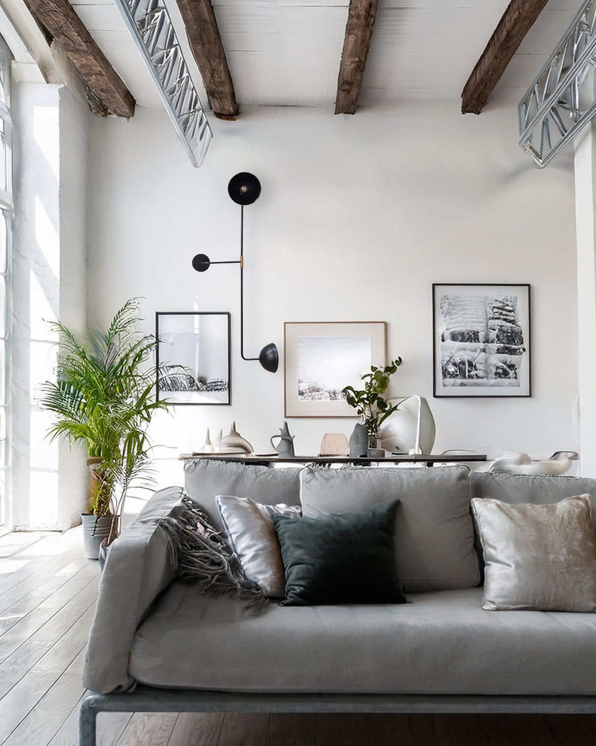 CWS165 Elara Dual Shade Wall Lamp