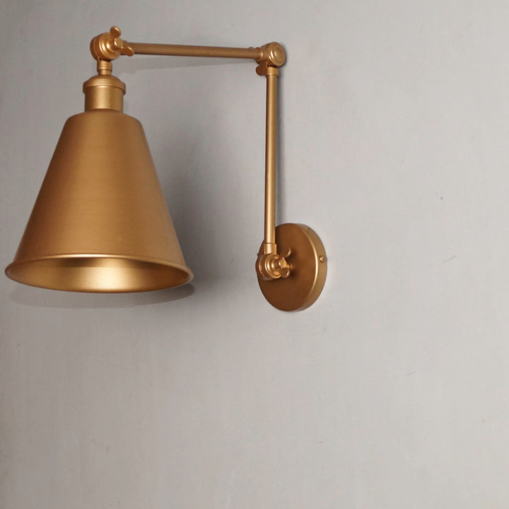GOLD WALL LAMP BEDSIDE