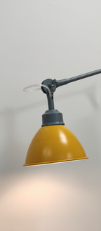 FSW209.A Yellow & Grey Swing-Arm Wall Mounted Light