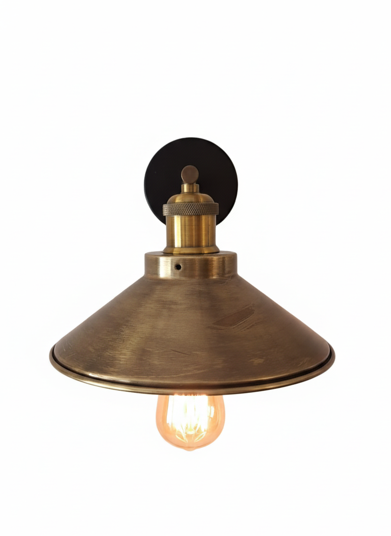 BSE125 Aged Brass Wall Light