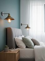 BSE125 Aged Brass Wall Lamp