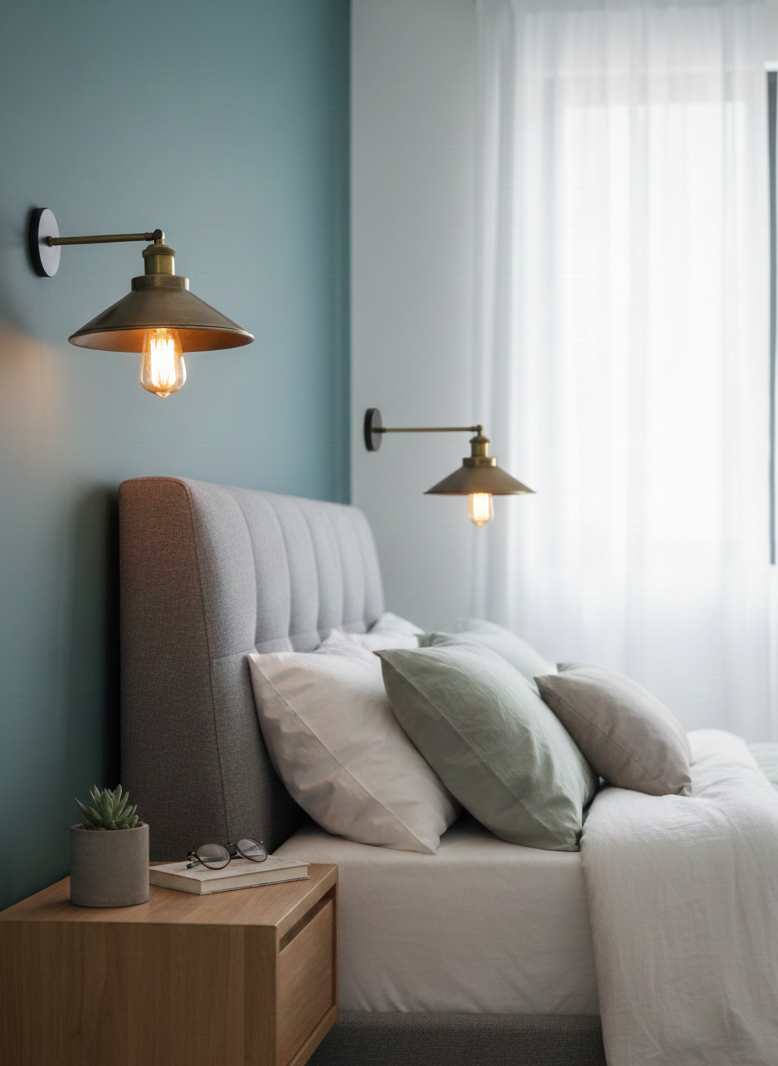 BSE125 Aged Brass Wall Light