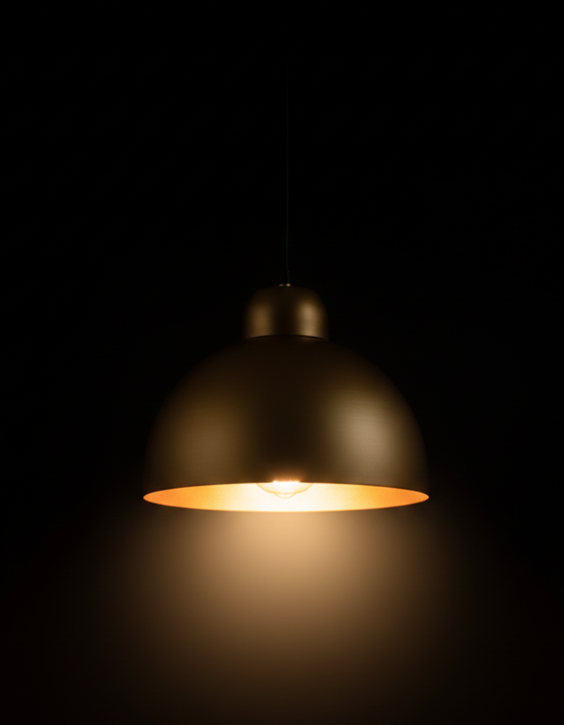 BSE127 Gilded Dome 12inch Pendant Lights