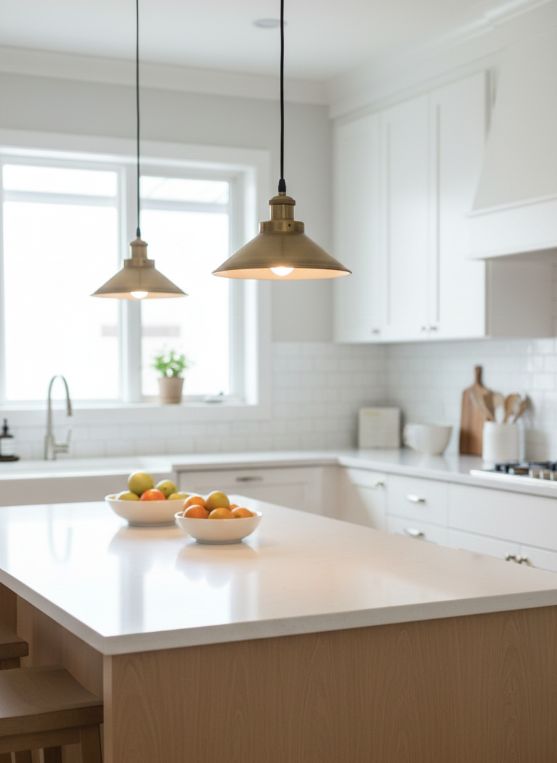 BSE124 Brass Antique Hanging Pendant Light