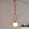 red handing light pendant kitchen modern