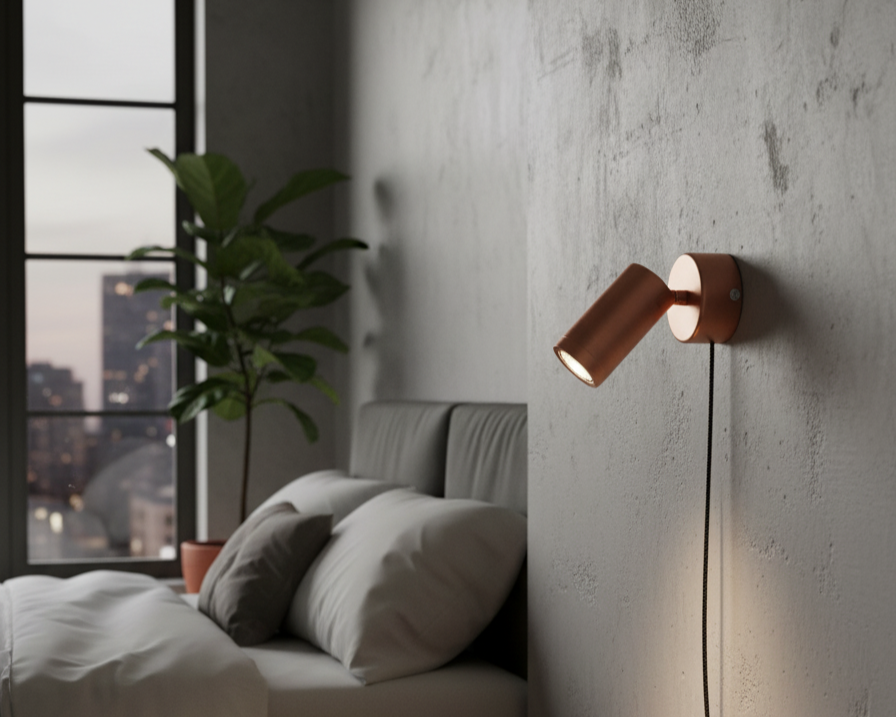 AL106 Mini Size Rose Gold Finish LED Spotlight