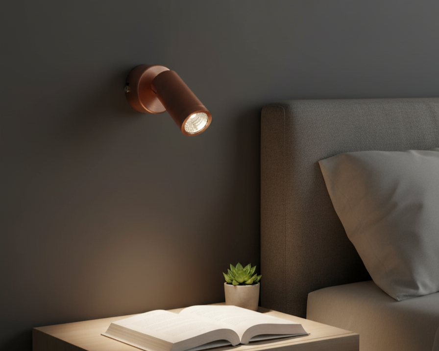 AL106 Mini Size Rose Gold Finish LED Spotlight