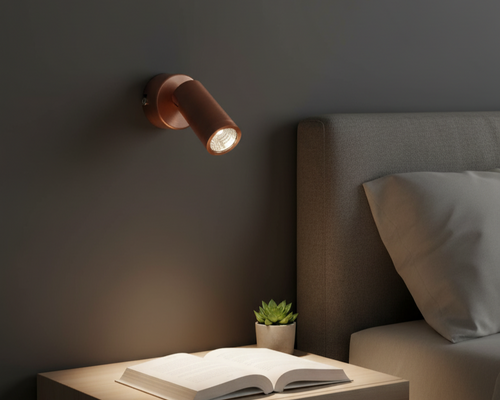 AL106 Mini Size Rose Gold Finish LED Spotlight