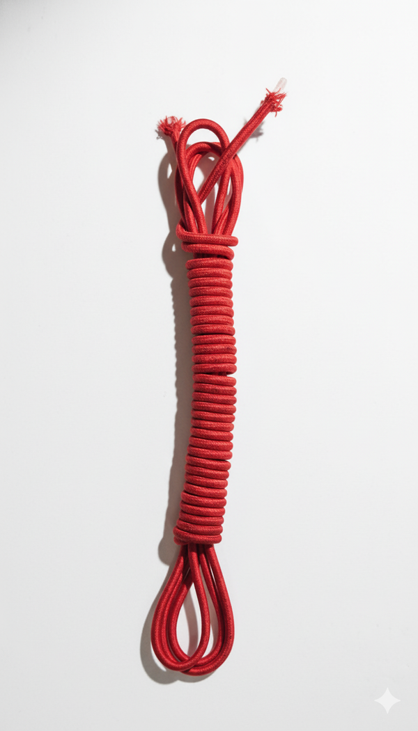 Red Braided Wire Fabric Wire