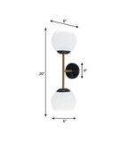 CWS140 Mid-Century Brass Wall Sconce. - The Black Steel