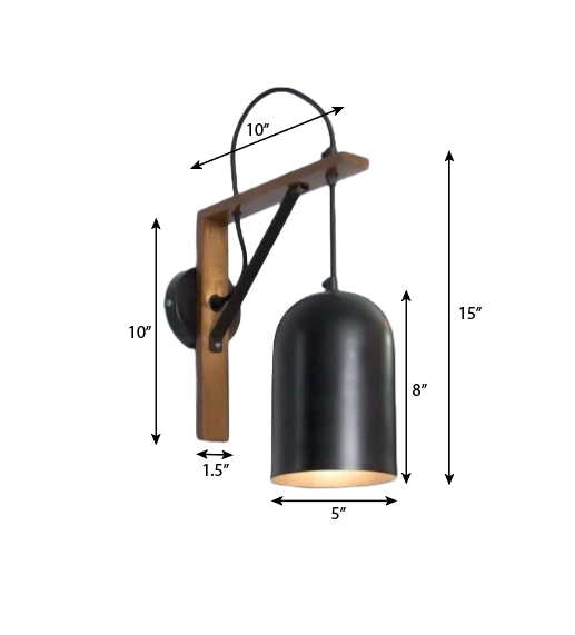 CWS105 Creative Loft Apartment Hanging Wall Sconce