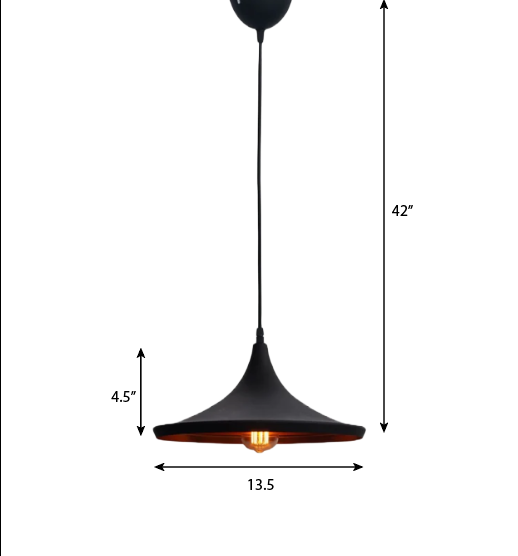 CLH128 Norwegian Flat Cone Industrial Ceiling Lamp