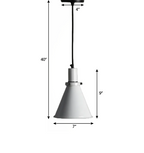 CLH153 White Christmas Cone Lamp