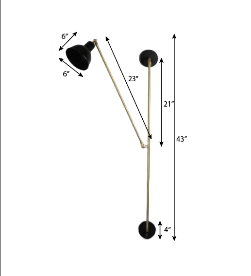FSW214 Swing-Arm Corner Lamp