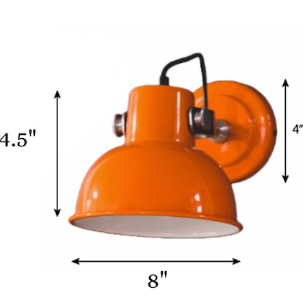 orange lamp theblacksteel