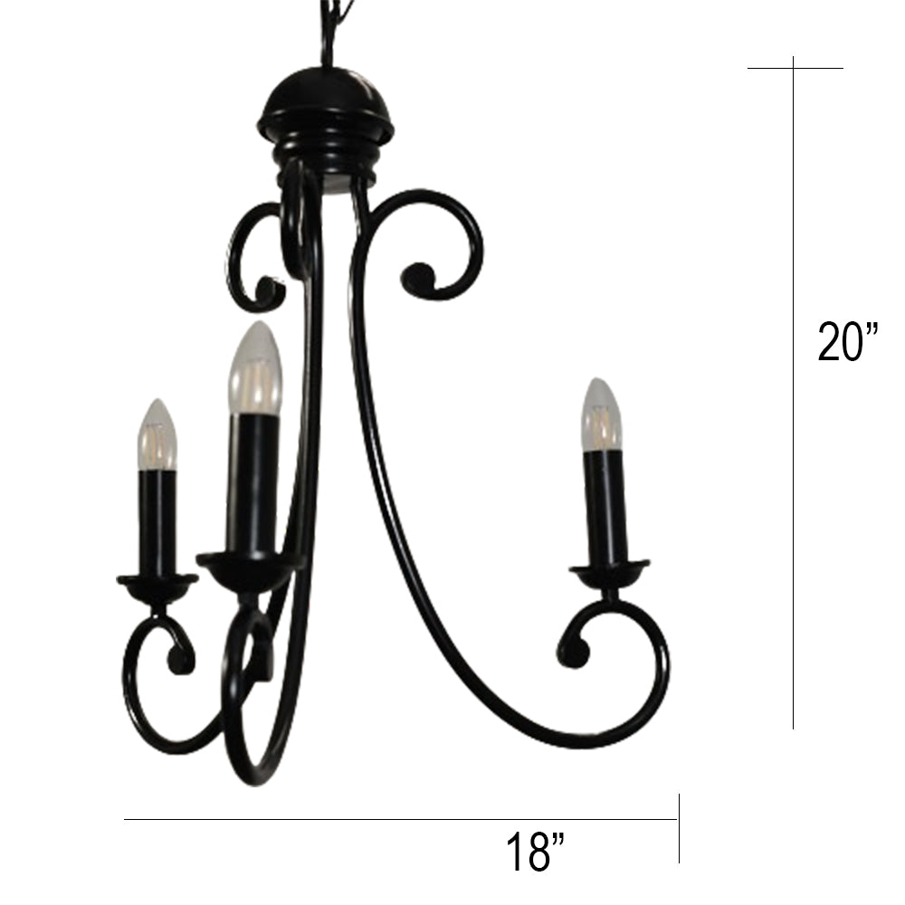 CLR123 Classic Iron Chandelier