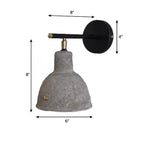 concrete wall lamps online theblacksteel grey lampshades Indian lamps customized