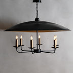 CLR121 Large Black Sphere 36" Chandelier - The Black Steel
