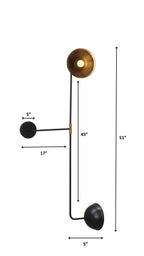 contemporary fixture features a minimalist design