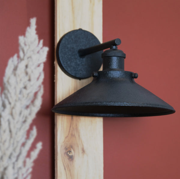 leather texture wall lamp