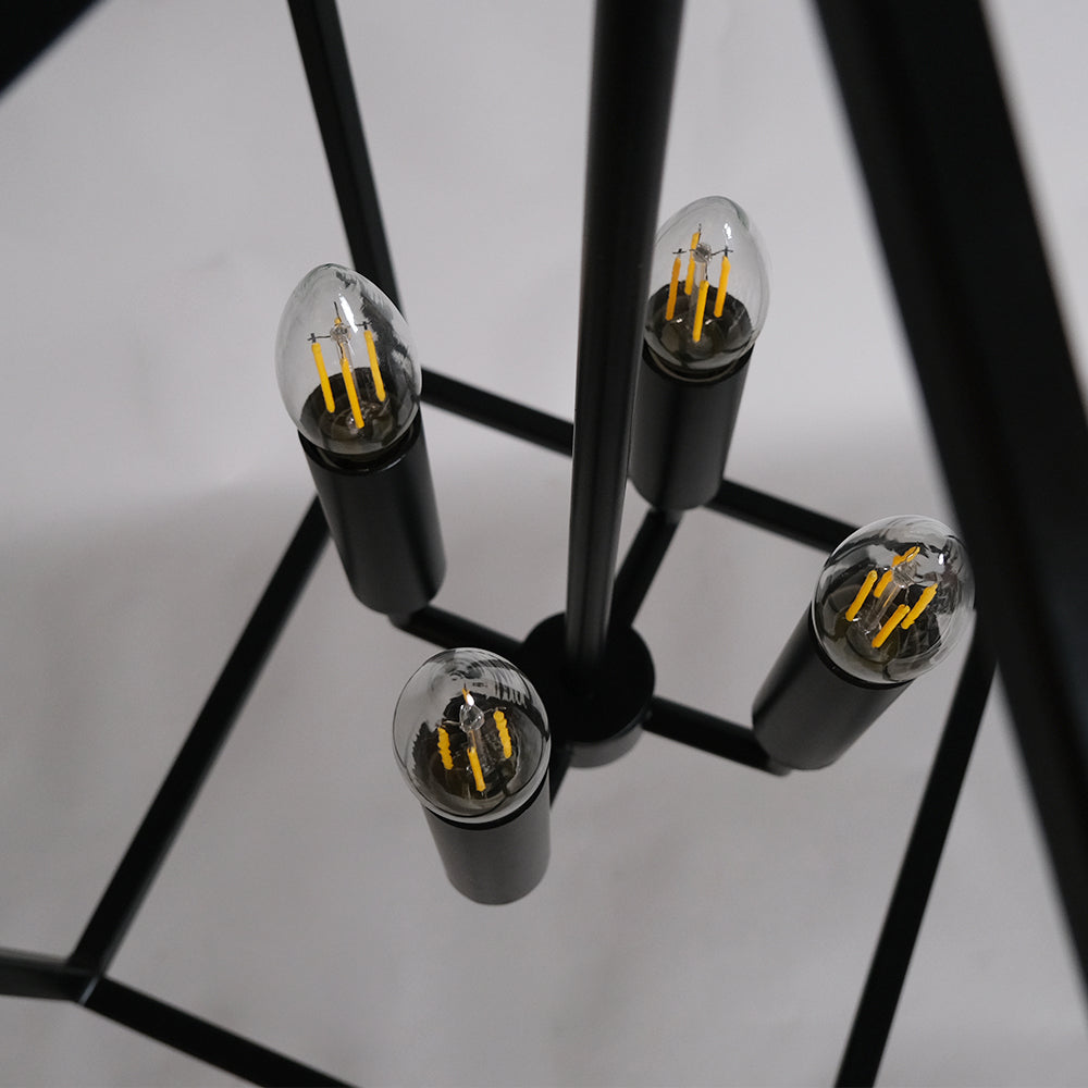 A wide-angle shot of the pendant in the context of a beautifully designed farmhouse interior, enhancing the overall aesthetic with its sophisticated presence.