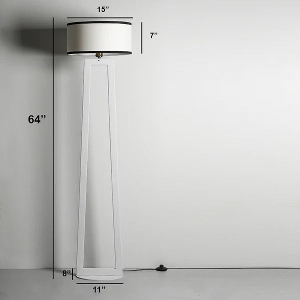 CLF104 Minimalist White Floor Lamp