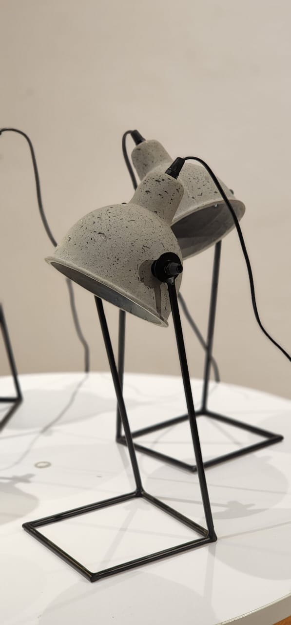 CDL123 Concrete Study Table Lamp