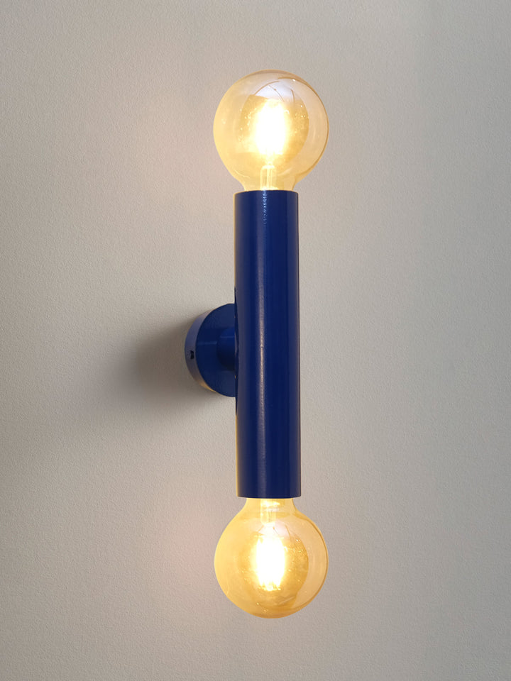 Vibrant Blue Wall Fixture: Illuminate Your Space with Style and Sophistication"