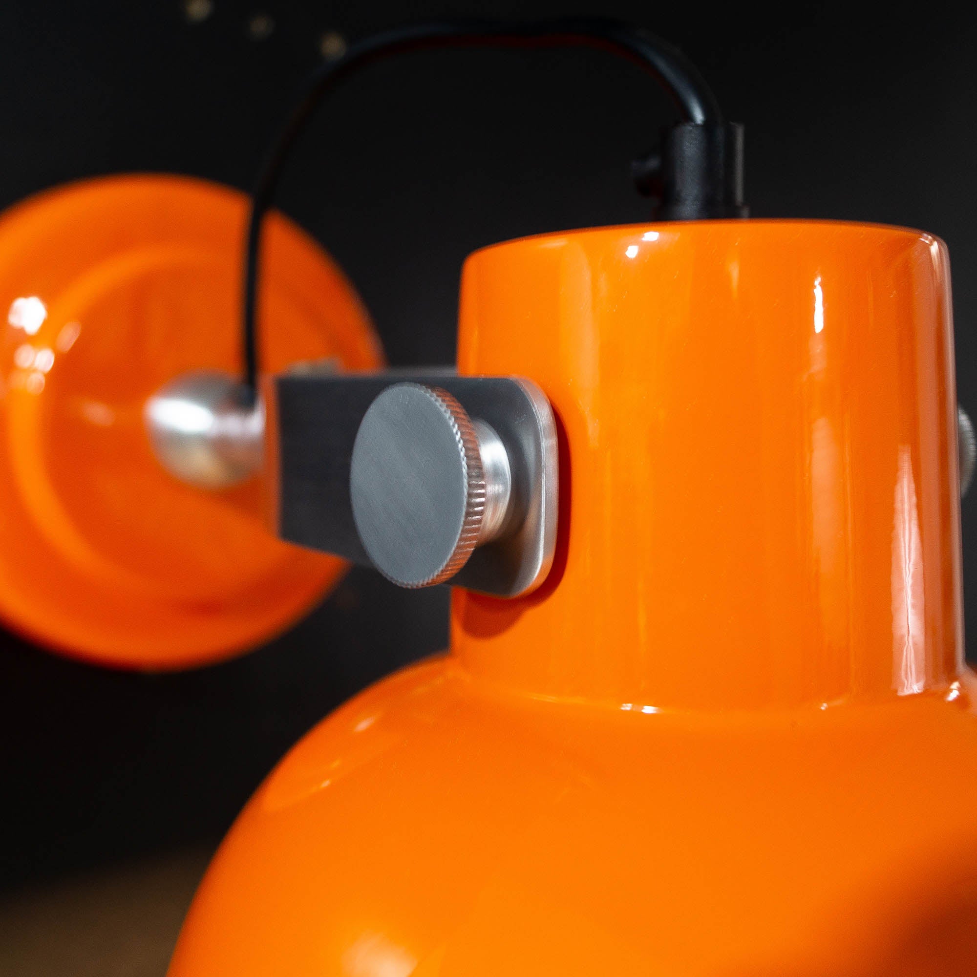 orange wall sconces