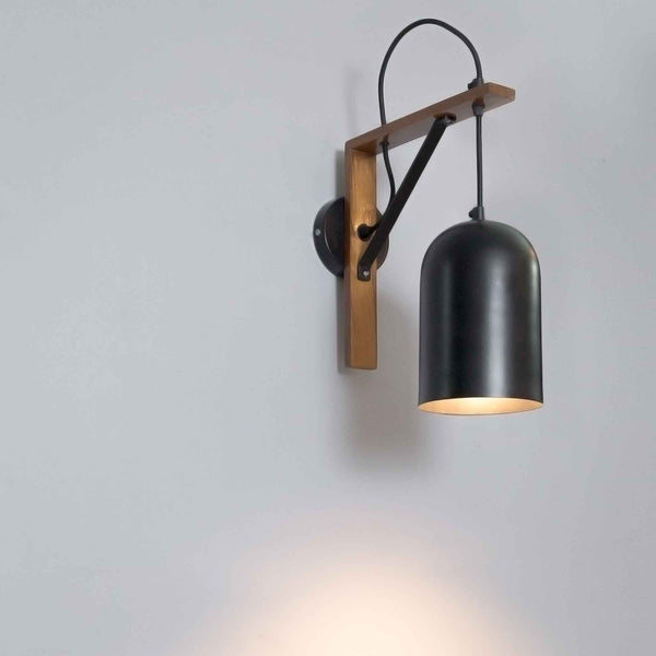 Creative Loft Apartment Hanging Wall Sconce - The Black Steel