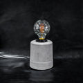 concrete desk lamp industrial theblacksteel concrete interior design