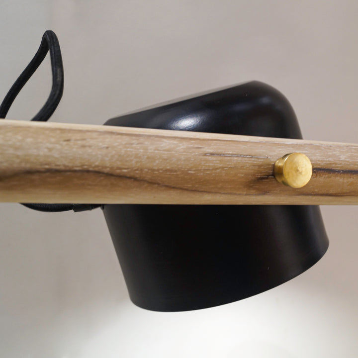 Wooden linear lamp