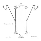 FSW214 Swing-Arm Corner Lamp