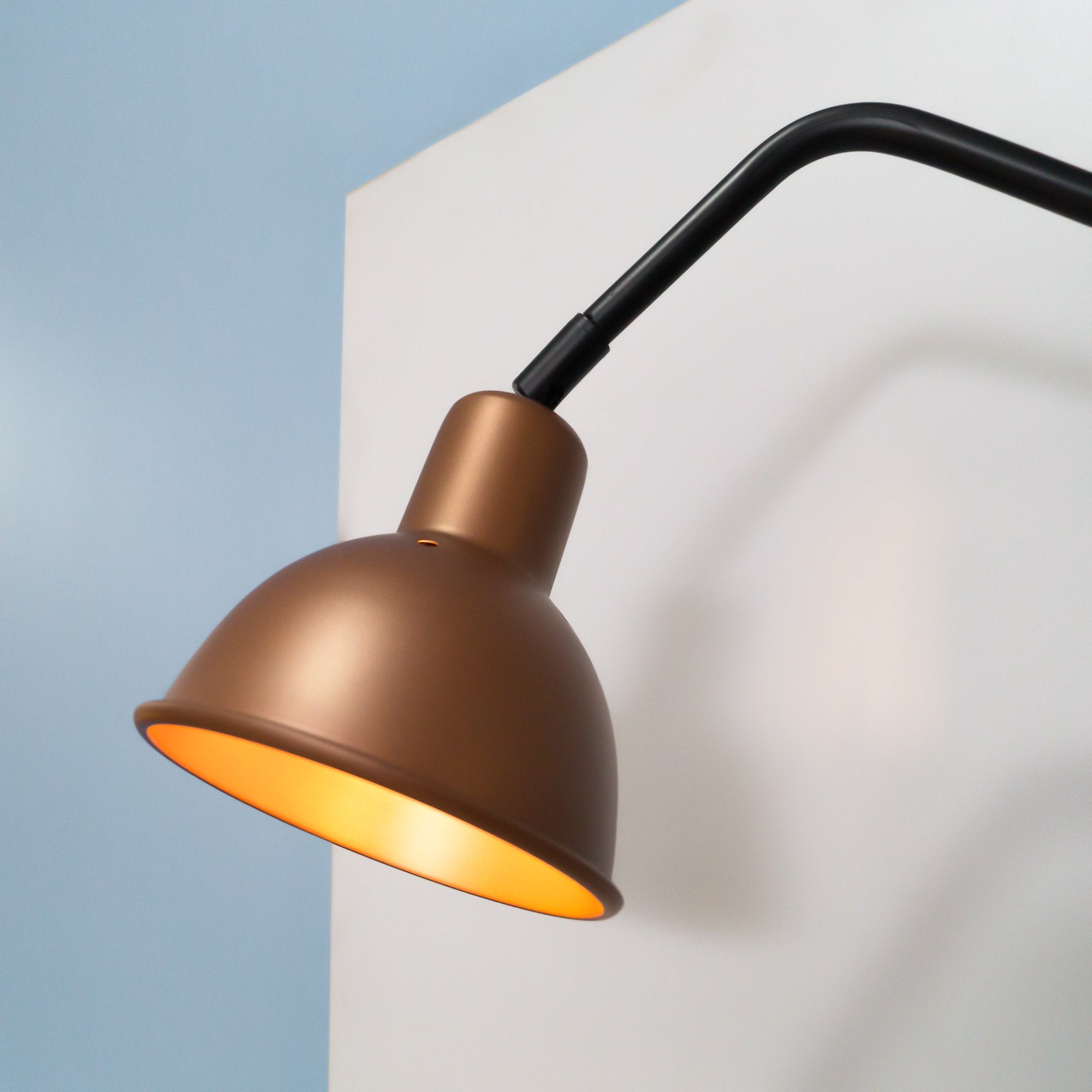 FSW 201 Swivel Arm Wall Mounted Light Fixture - The Black Steel