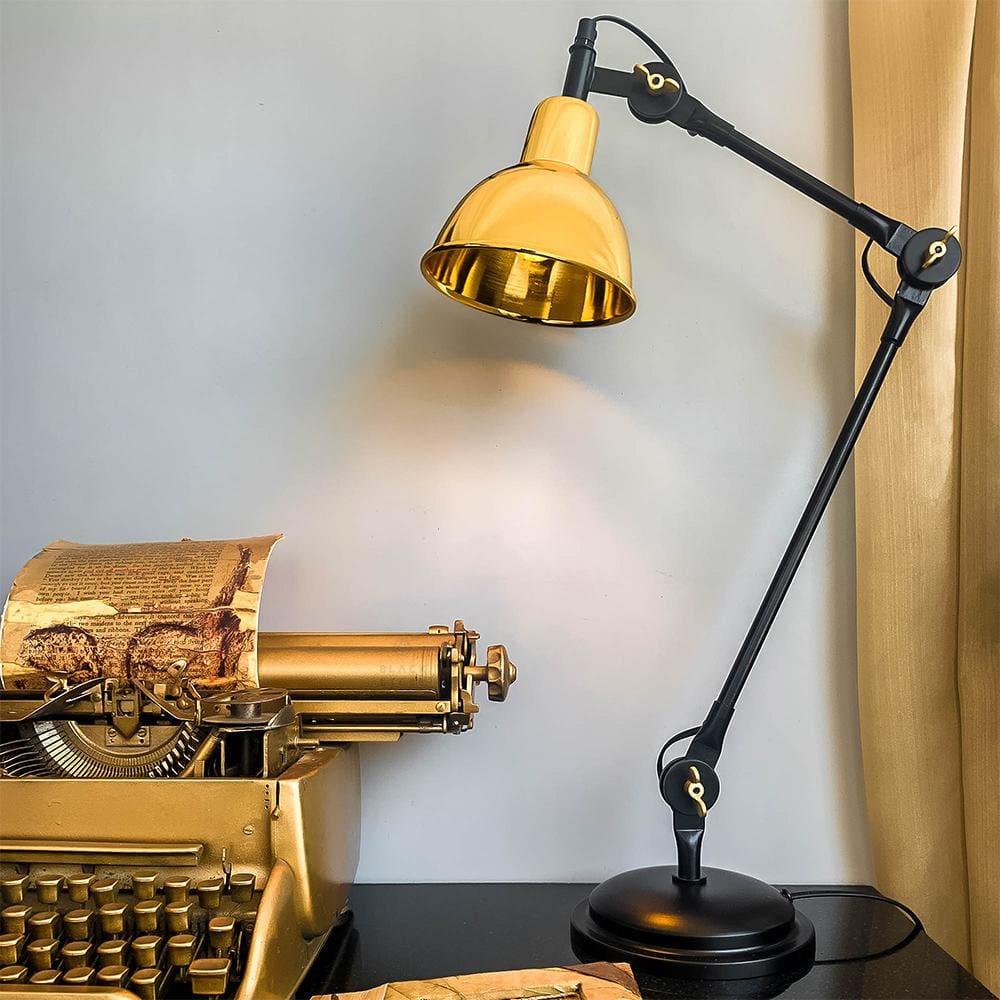 Age Of Gold Luxury Desk Lamp - The Black Steel