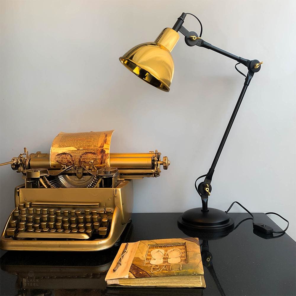 Age Of Gold Luxury Desk Lamp - The Black Steel