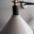 Art Studio Double-Shade Lamp Wall Sconce - The Black Steel