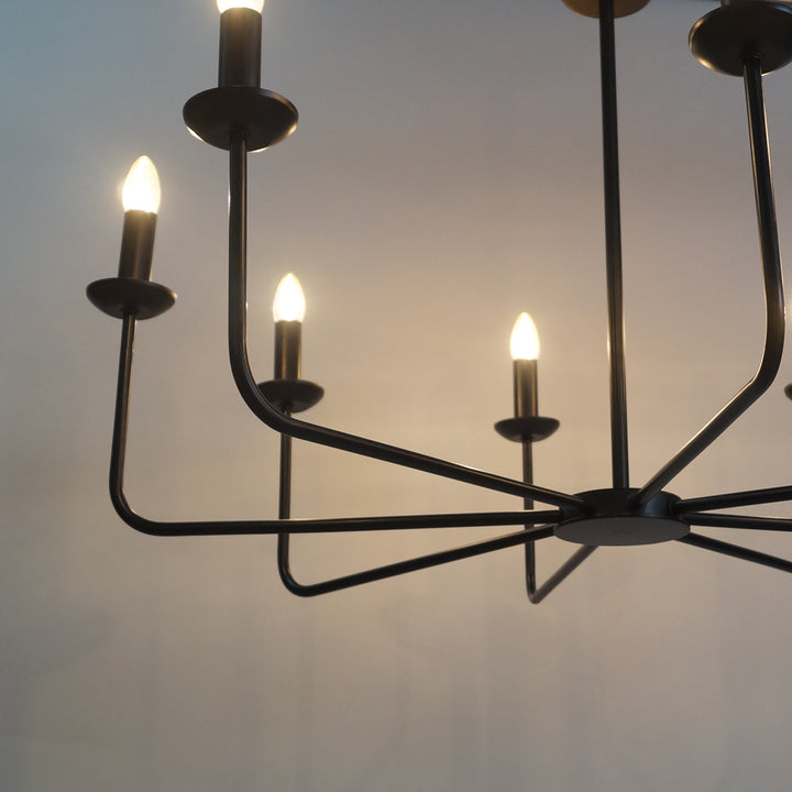 chandelier for living room black candle-bra vintage lights