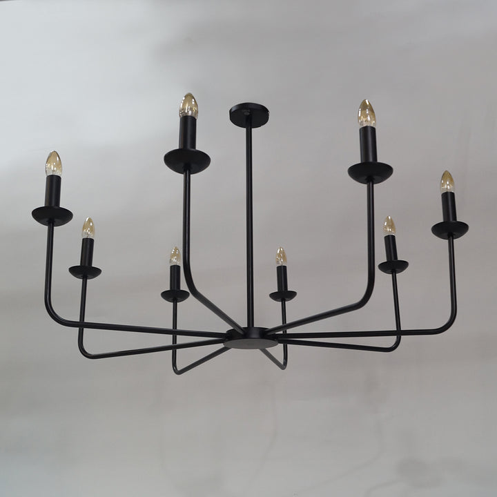 chandelier for living room black candle-bra vintage lights