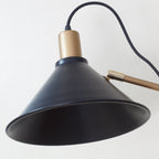 FSW212 Fifty-Ninety MidCentury Modern Wall Sconce - The Black Steel