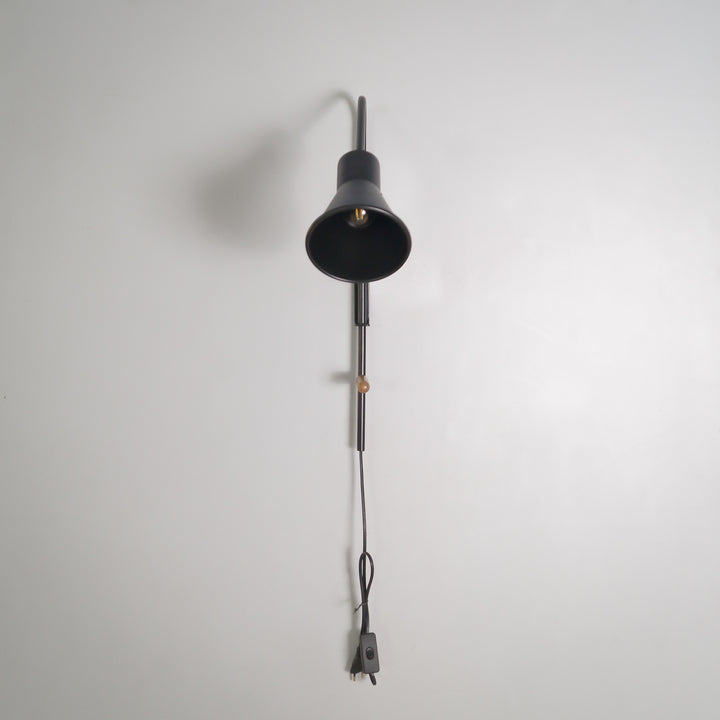 FSW 203 Gold Swivel Wall Sconce Adjustable Lampshade - The Black Steel